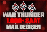 ⭐[MAİL DEĞİŞEN] 1.000+ SAAT WAR THUNDER HESAP⭐