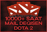 [⭐MAİL DEĞİŞEN] 10000+ Saat Dota 2