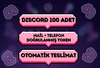 [MAİL DEĞİŞEN] 100x TELEFON DOĞRULANMIŞ TOKEN