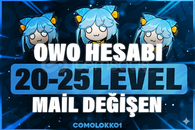 [Mail Değişen] 20-25 Level Arası Owo Hesabı