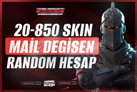 ⭐️Mail Değişen⭐️20-850 Skin Fortnite Random