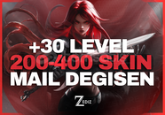 ⭐[Mail Değişen] 200-400 Skin LOL Random Hesap⭐