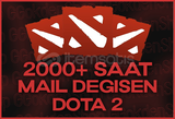 [⭐MAİL DEĞİŞEN] 2000+ Saat Dota 2