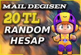 ⭐Mail Değişen 20TL KALİTELİ RANDOM HESAP