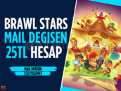 ⭐️Mail Değişen⭐️[25 TL]Brawl Stars Random Hesap
