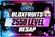 ⭐Mail Değişen 2550 LEVEL BLOX FRUİT Hesap