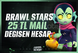 ⭐Mail Değişen⭐25TL ++ RANDOM HESAP