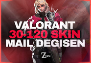 ⭐[Mail Değişen] 30-120 Skin Random Hesap⭐