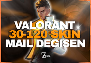 ⭐[Mail Değişen] 30-120 Skin Random Hesap⭐