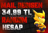 ⭐MAİL DEĞİŞEN ⭐34.99⭐ BS SORUNSUZ⭐ RANDOM HESAP