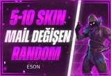 ⭐️[MAİL DEĞİŞEN] 5-10 SKİN FORTNİTE RANDOM⭐️