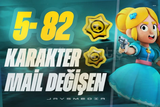 ⭐[MAİL DEĞİŞEN] 5-82 KARAKTER RANDOM HESAP ⭐