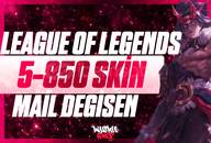 ⭐[MAİL DEĞİŞEN] 5-850 SKIN RANDOM⭐