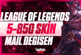 ⭐[MAİL DEĞİŞEN] 5-850 SKIN RANDOM⭐