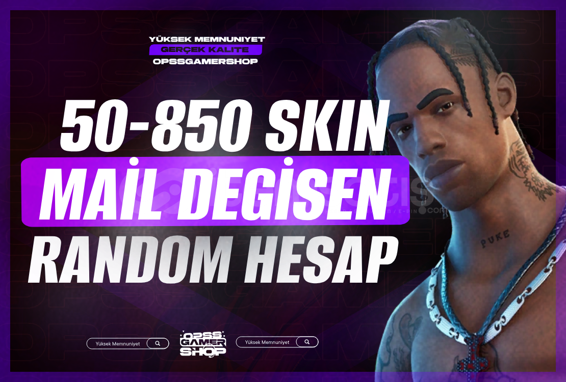⭐️Mail Değişen⭐️50-850 Skin Fortnite Random ⭐️Mail Değişen⭐️50-850 Skin Fortnite Random