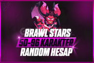 ⭐️Mail Değişen 50-96 Karakter Brawl Stars Hesap