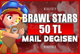 ⭐ [MAİL DEĞİŞEN] 50 TL BRAWL STARS RANDOM HESAP