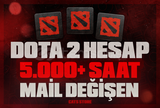 ⭐[MAİL DEĞİŞEN] 5.000+ SAAT DOTA 2 RANDOM⭐