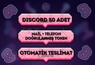 [MAİL DEĞİŞEN] 50x TELEFON DOĞRULANMIŞ TOKEN