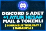 ⭐[MAİL DEGİSEN] 5X +1 AYLIK TELEFON DOĞRULANMIŞ