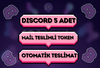 [MAİL DEĞİŞEN] 5x MAİL TESLİMLİ TOKEN