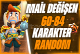 ⭐[Mail Değişen]60-84 Karakter Garanti⭐