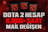 ⭐[MAİL DEĞİŞEN] 6.000+ SAAT DOTA 2 RANDOM⭐