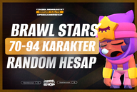 ⭐️Mail Değişen 70-94 Karakter Brawl Stars Hesap