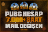 ⭐[MAİL DEĞİŞEN] 7.000+ SAAT PUBG STEAM HESAP⭐