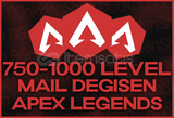 [⭐MAİL DEĞİŞEN] 750-1000 Level Apex Legends