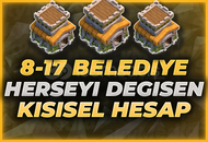 ⭐[MAİL DEĞİŞEN] 8-17 BELEDİYE + GARANTİ HESAP⭐