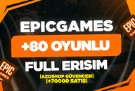 ⭐[MAİL DEĞİŞEN] +80 OYUN GARANTİLİ EPİC GAMES⭐