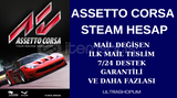 MAİL DEĞİŞEN ASSETTO CORSA STEAM HESAP 