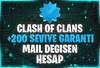 ⭐[MAİL DEĞİŞEN] COC +200 SEVİYE MAİL DEĞİŞEN⭐