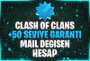 ⭐[MAİL DEĞİŞEN] COC +50 SEVİYE MAİL DEĞİŞEN⭐