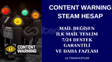  MAİL DEĞİŞEN CONTENT WARNING STEAM