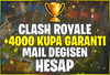 ⭐[MAİL DEĞİŞEN] CR +4000 KUPA GARANTİLİ⭐
