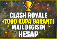 ⭐[MAİL DEĞİŞEN] CR +7000 KUPA GARANTİLİ⭐