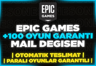 ⭐(MAİL DEĞİŞEN) EPİC GAMES +100 OYUNLU RANDOM⭐