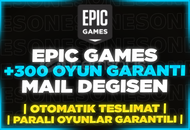 ⭐(MAİL DEĞİŞEN) EPİC GAMES +300 OYUNLU RANDOM⭐