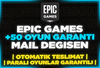 ⭐(MAİL DEĞİŞEN) EPİC GAMES +50 OYUNLU RANDOM⭐
