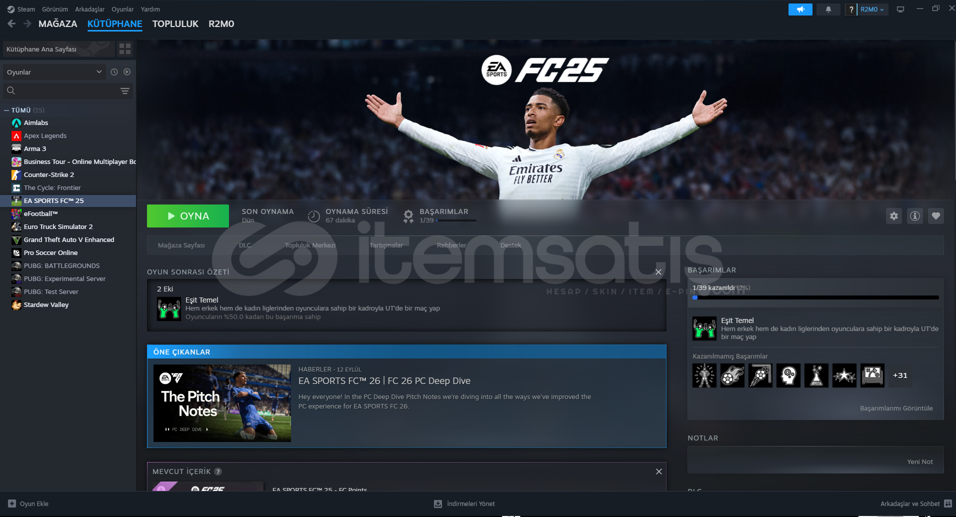 ⚡Mail Değişen Fc25 Hesap⚡Steam ⚡Mail Değişen Fc25 Hesap⚡Steam