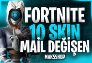 ⭐[MAİL DEĞİŞEN] Fortnite 10-130 Skin Random