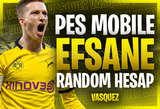 ⭐[MAİL DEĞİŞEN] PES MOBILE EFSANE RANDOM