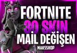 ⭐[MAİL DEĞİŞEN] Fortnite 30-150 Skin Random