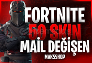 ⭐[MAİL DEĞİŞEN] Fortnite 50-200 Skin Random