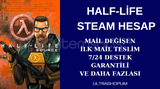 MAİL DEĞİŞEN HALF-LİFE STEAM HESAP