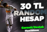 [MAİL DEĞİŞEN]⭐PES MOBİLE 30 TL RANDOM⭐ 