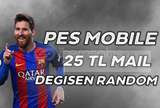  Mail Değişen PES Mobile Hesap