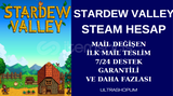 MAİL DEĞİŞEN STARDEW VALLEY STEAM HESAP